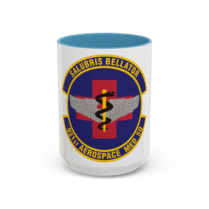 931 Aerospace Medicine Squadron AFRC (U.S. Air Force) Accent Coffee Mug