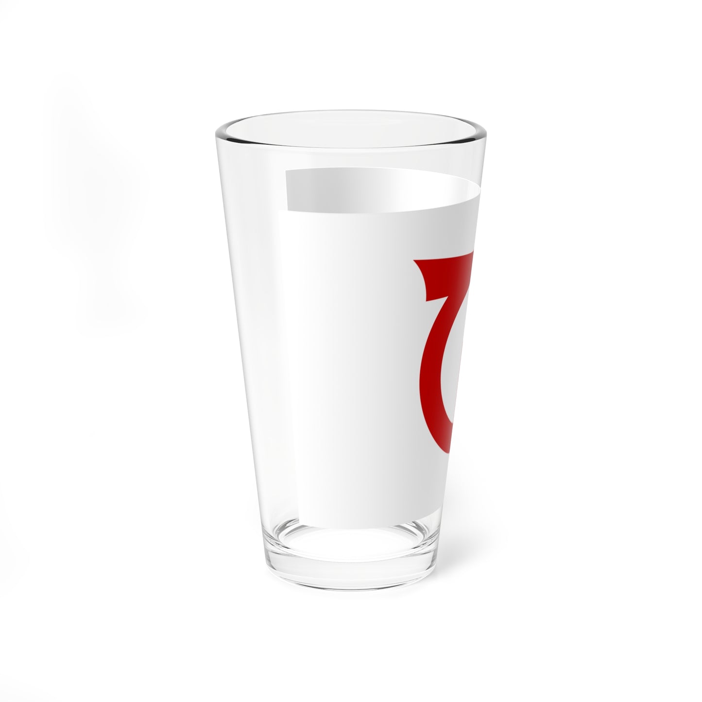 Flag of Hinoemata Fukushima (Japan) Pint Glass 16oz