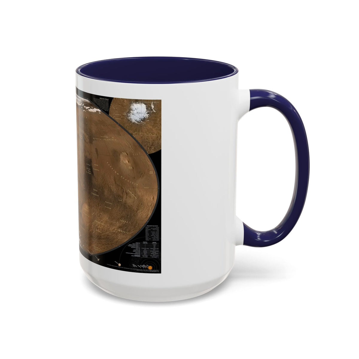 Space - MARS (2001) (Map) Accent Coffee Mug