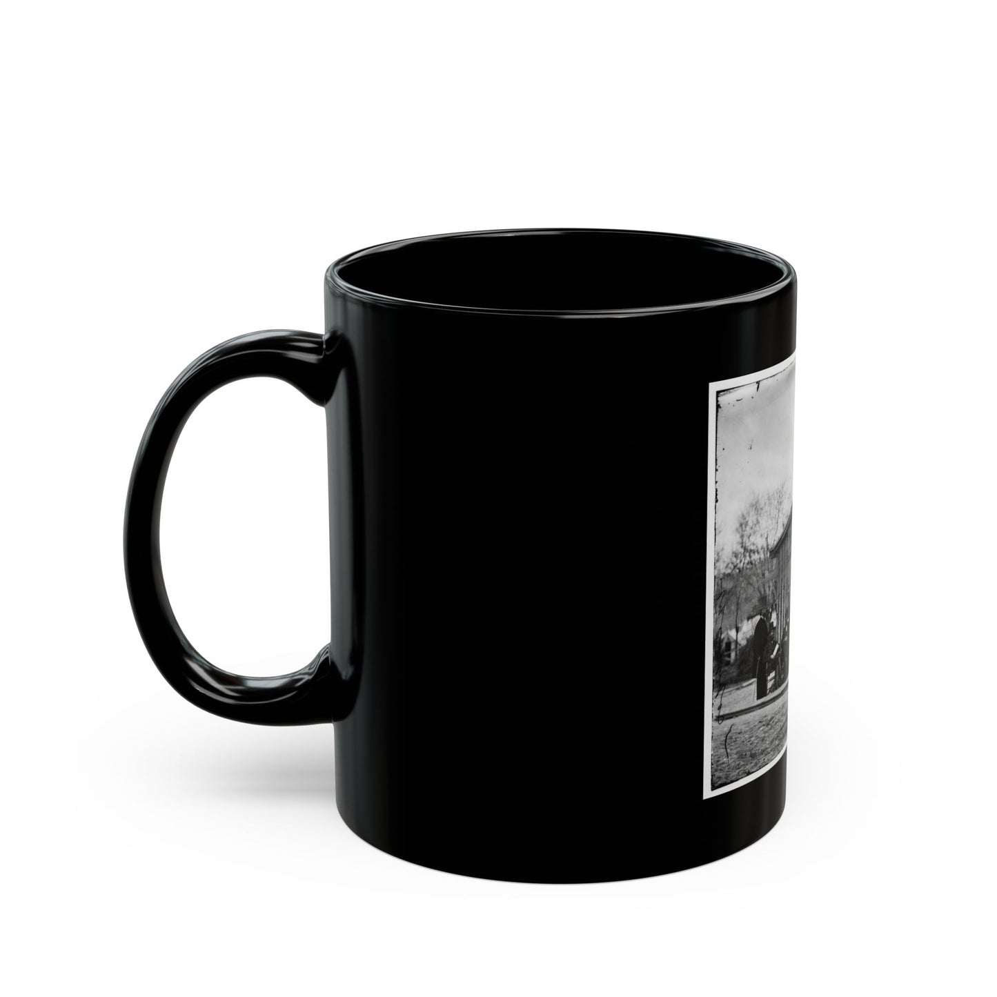 City Point, Va. Members Of Gen. Ulysses S. Grant's Staff (U.S. Civil War) Black Coffee Mug