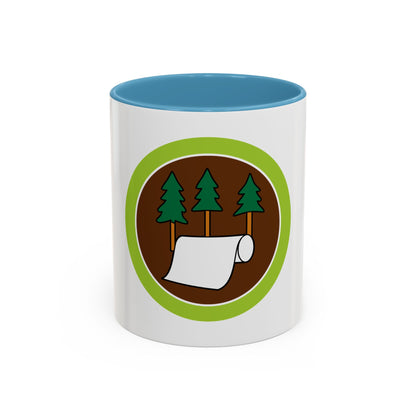 Pulp and Paper (Boy Scout Merit Badge) Accent Coffee Mug