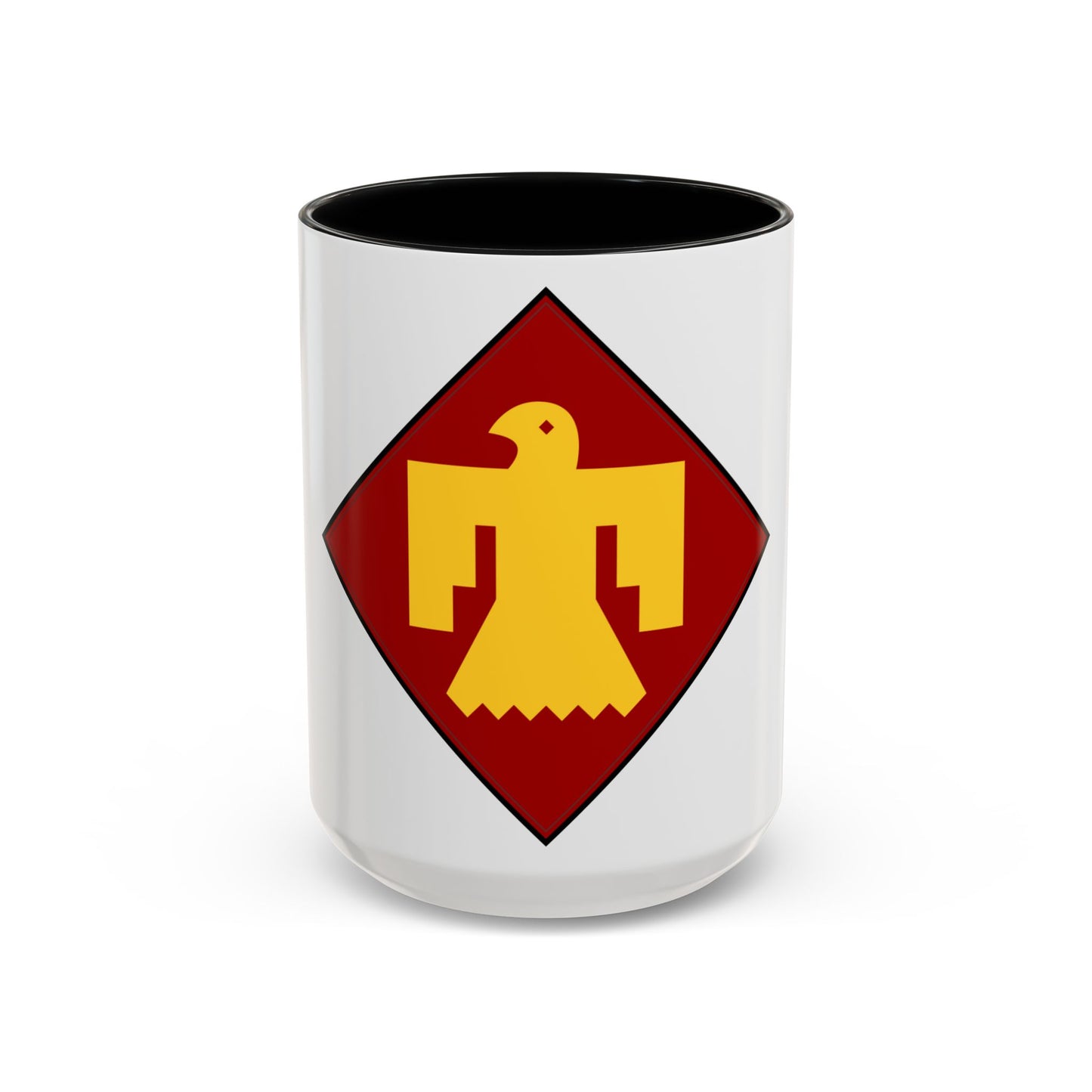 45th Infantry insignia thunderbird (U.S. Army) Accent Coffee Mug