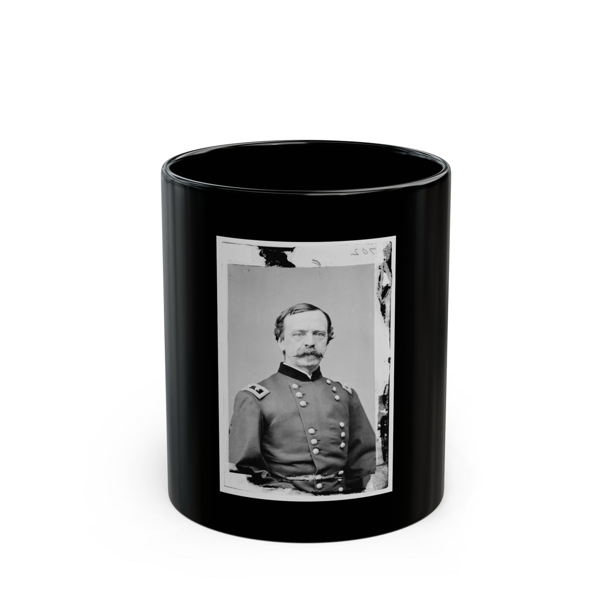 Portrait Of Maj. Gen. Daniel E. Sickles, Officer Of The Federal Army (U.S. Civil War) Black Coffee Mug