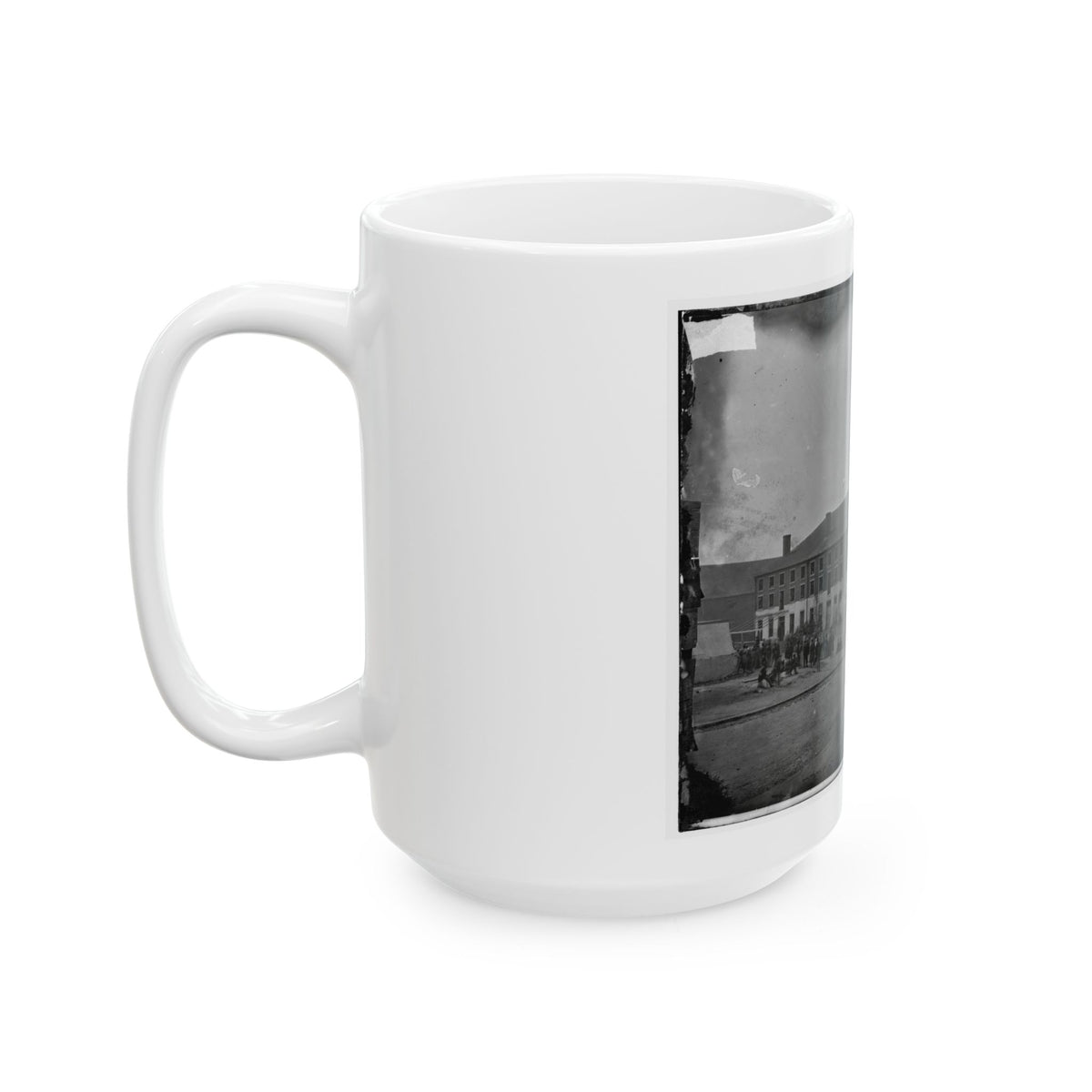 Richmond, Va. Front And Side View Of Libby Prison (U.S. Civil War) White Coffee Mug