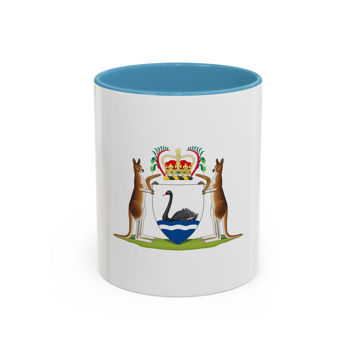 Coat of arms of Western Australia - Accent Coffee Mug