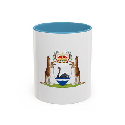 Coat of arms of Western Australia - Accent Coffee Mug
