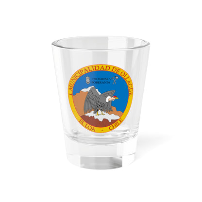 Escudo de Ollagüe (Chile) (Coat of Arms) Shot Glass 1.5oz