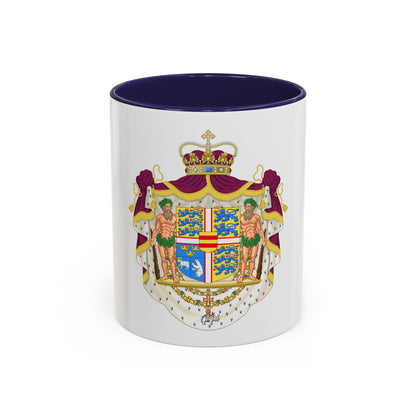 Coat of arms of the Crown Prince of Denmark - Accent Coffee Mug