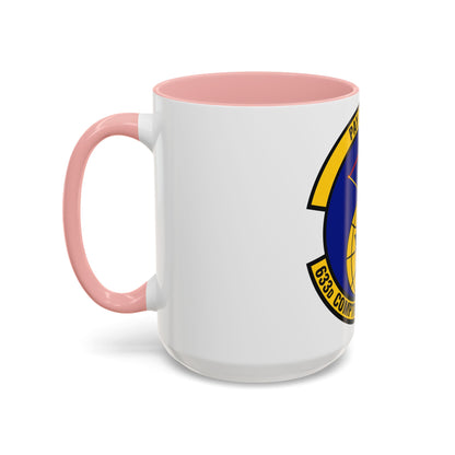 633d Comptroller Squadron (U.S. Air Force) Accent Coffee Mug