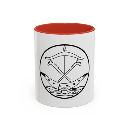 Seal of Dahomey - Accent Coffee Mug