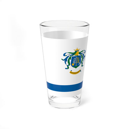 Flag of Boldogasszonyfa (Hungary) Pint Glass 16oz