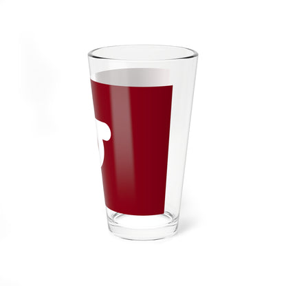 Flag of Sunagawa Hokkaido (Japan) Pint Glass 16oz