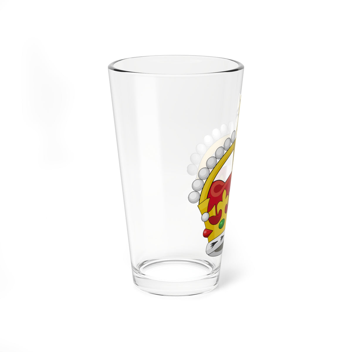 Kings Crown (United Kingdom) (Coat of Arms) Pint Glass 16oz