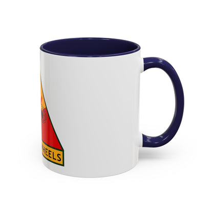 2nd Armored Division (U.S. Army) Accent Coffee Mug