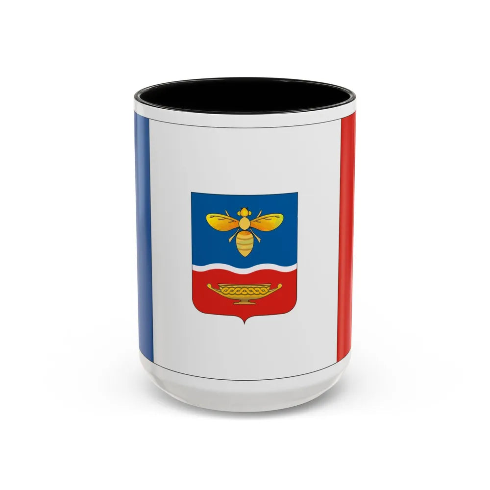 Flag of Simferopol Ukraine - Accent Coffee Mug-15oz-Black-Go Mug Yourself