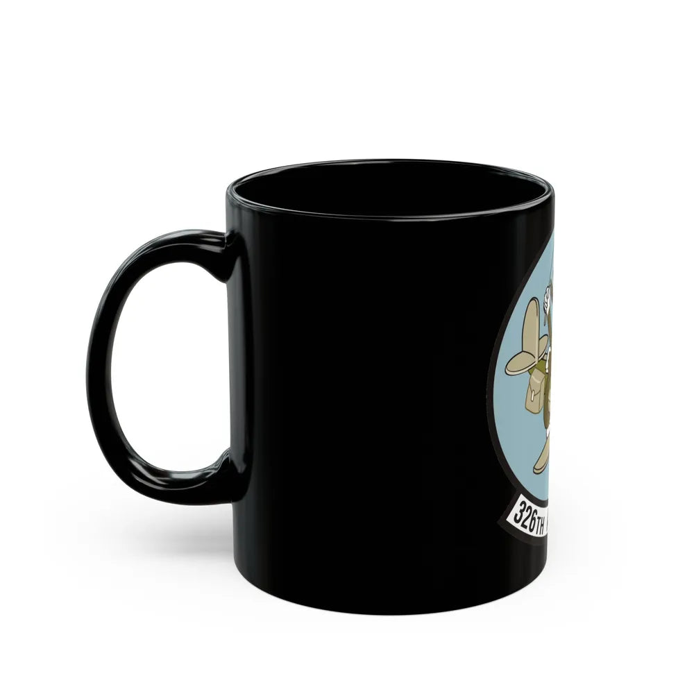 326th Airlift Squadron (U.S. Air Force) Black Coffee Mug-Go Mug Yourself