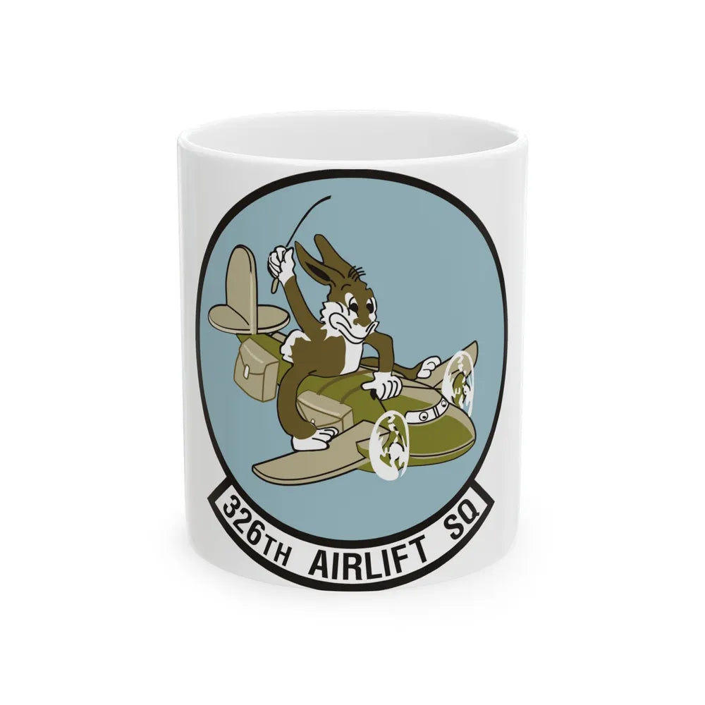 326th Airlift Squadron (U.S. Air Force) White Coffee Mug-11oz-Go Mug Yourself