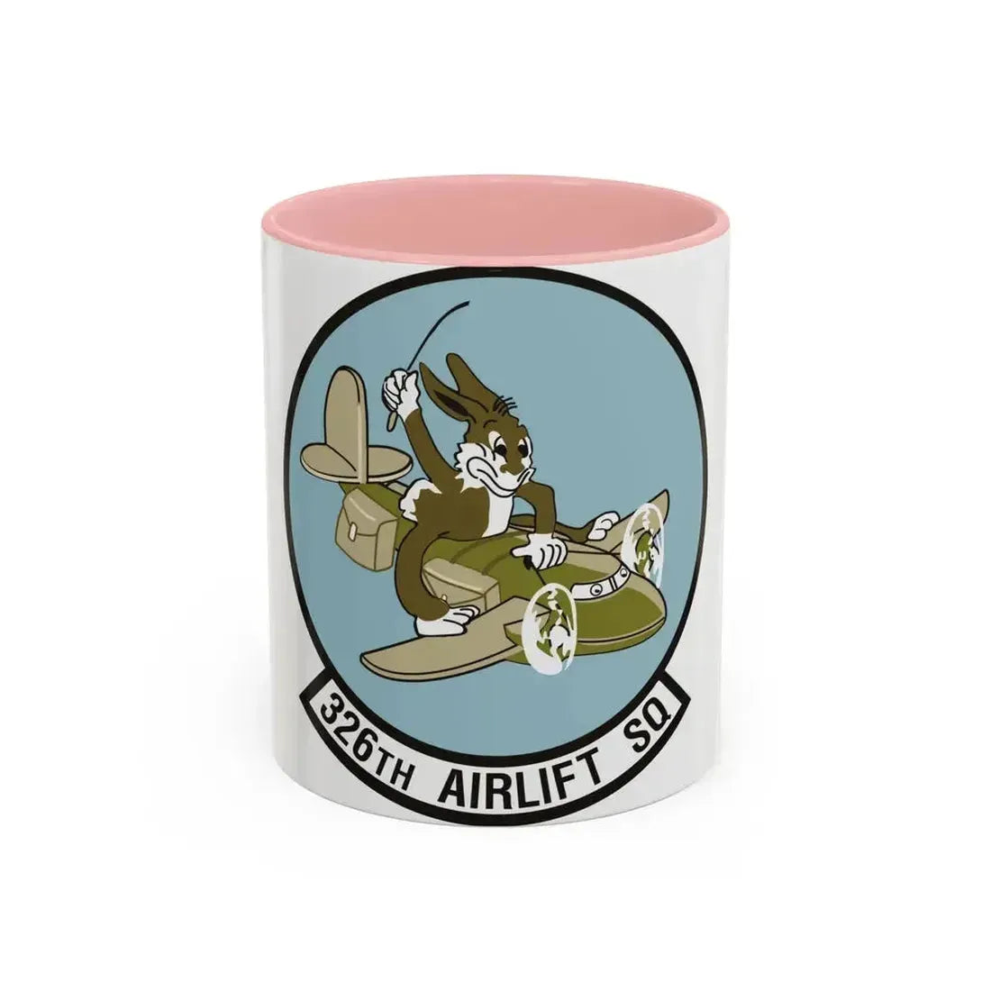 326th Airlift Squadron (U.S. Air Force) Accent Coffee Mug 11oz Pink - Go Mug Yourself
