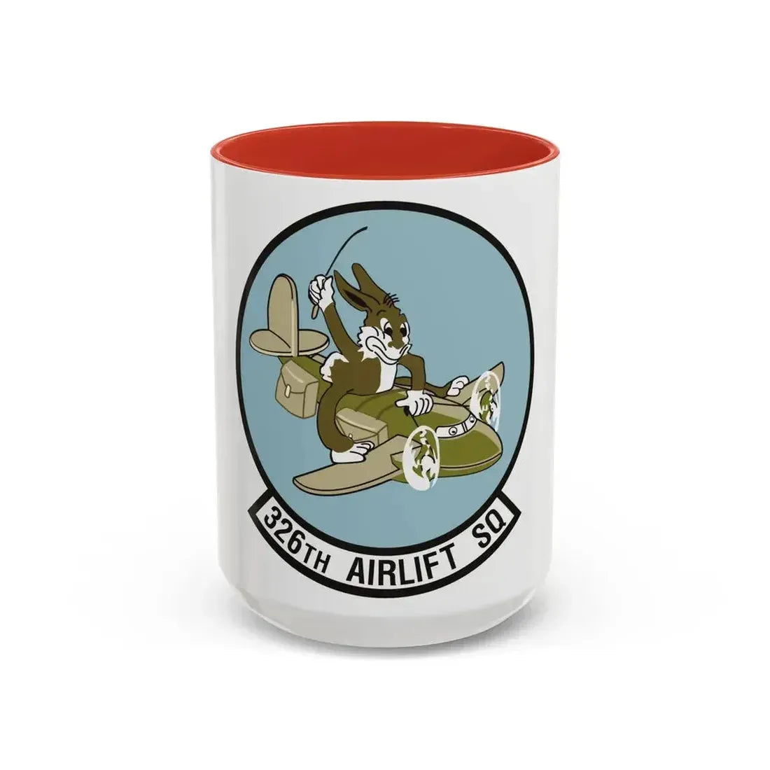 326th Airlift Squadron (U.S. Air Force) Accent Coffee Mug 15oz Red - Go Mug Yourself