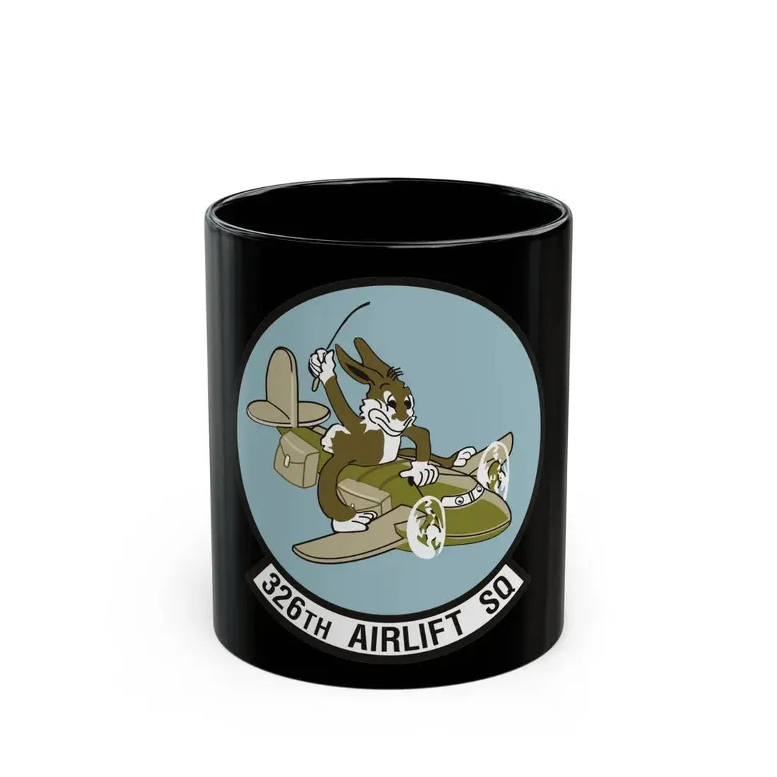 326th Airlift Squadron (U.S. Air Force) Black Coffee Mug 11oz - Go Mug Yourself