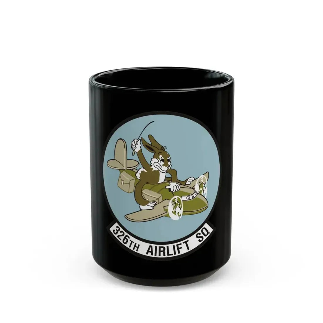 326th Airlift Squadron (U.S. Air Force) Black Coffee Mug 15oz - Go Mug Yourself