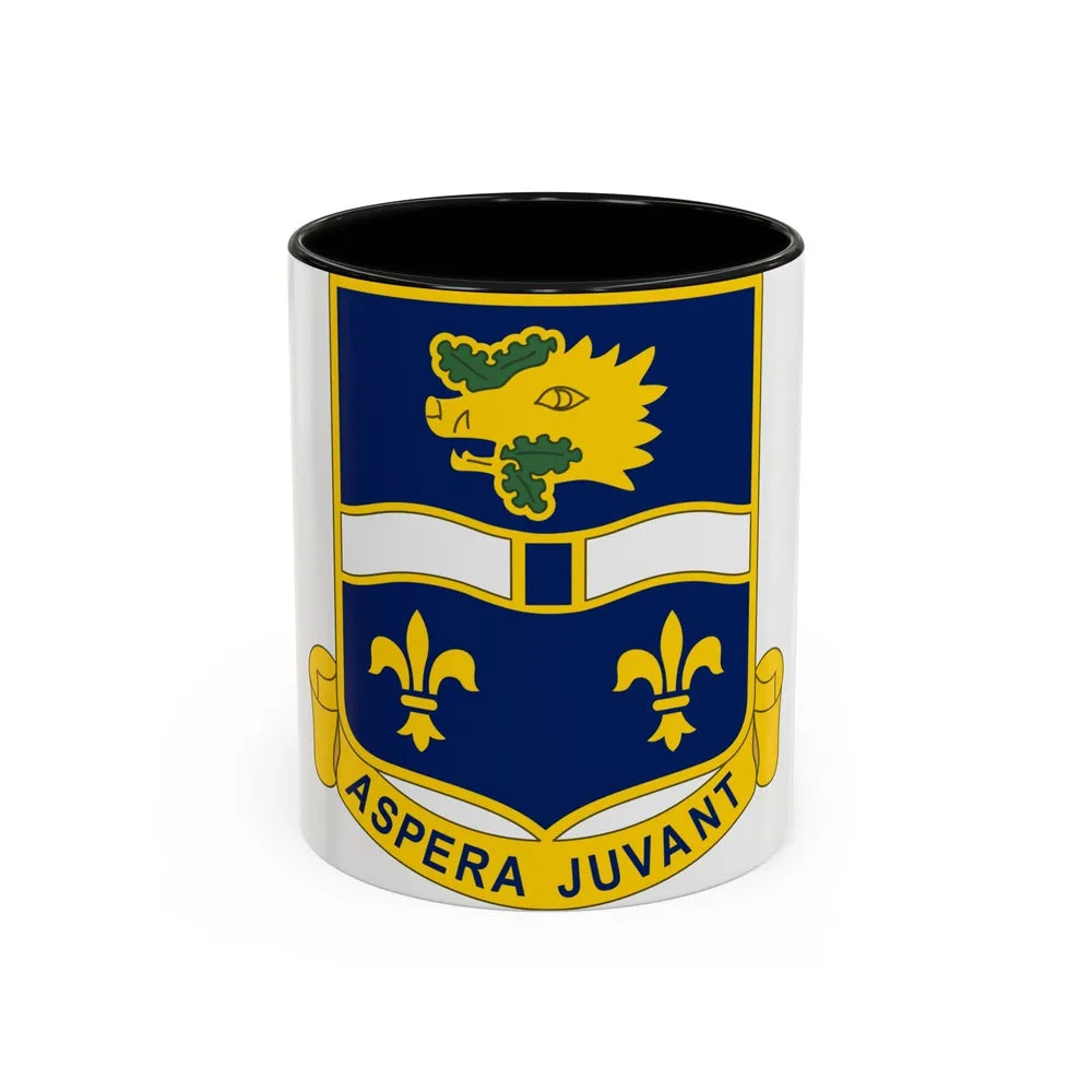 326th Infantry Regiment (U.S. Army) Accent Coffee Mug-11oz-Black-Go Mug Yourself