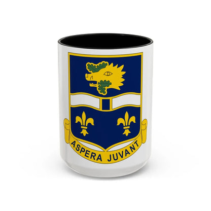 326th Infantry Regiment (U.S. Army) Accent Coffee Mug-15oz-Black-Go Mug Yourself