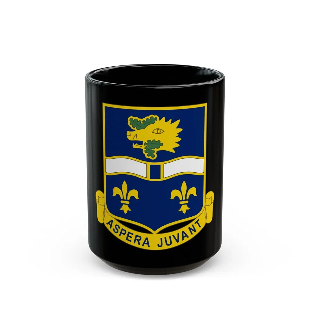 326th Infantry Regiment (U.S. Army) Black Coffee Mug-15oz-Go Mug Yourself