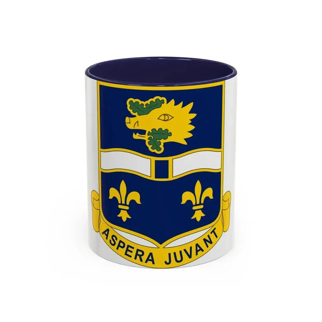 326th Infantry Regiment (U.S. Army) Accent Coffee Mug 11oz Navy - Go Mug Yourself