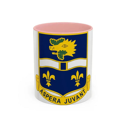326th Infantry Regiment (U.S. Army) Accent Coffee Mug 11oz Pink - Go Mug Yourself