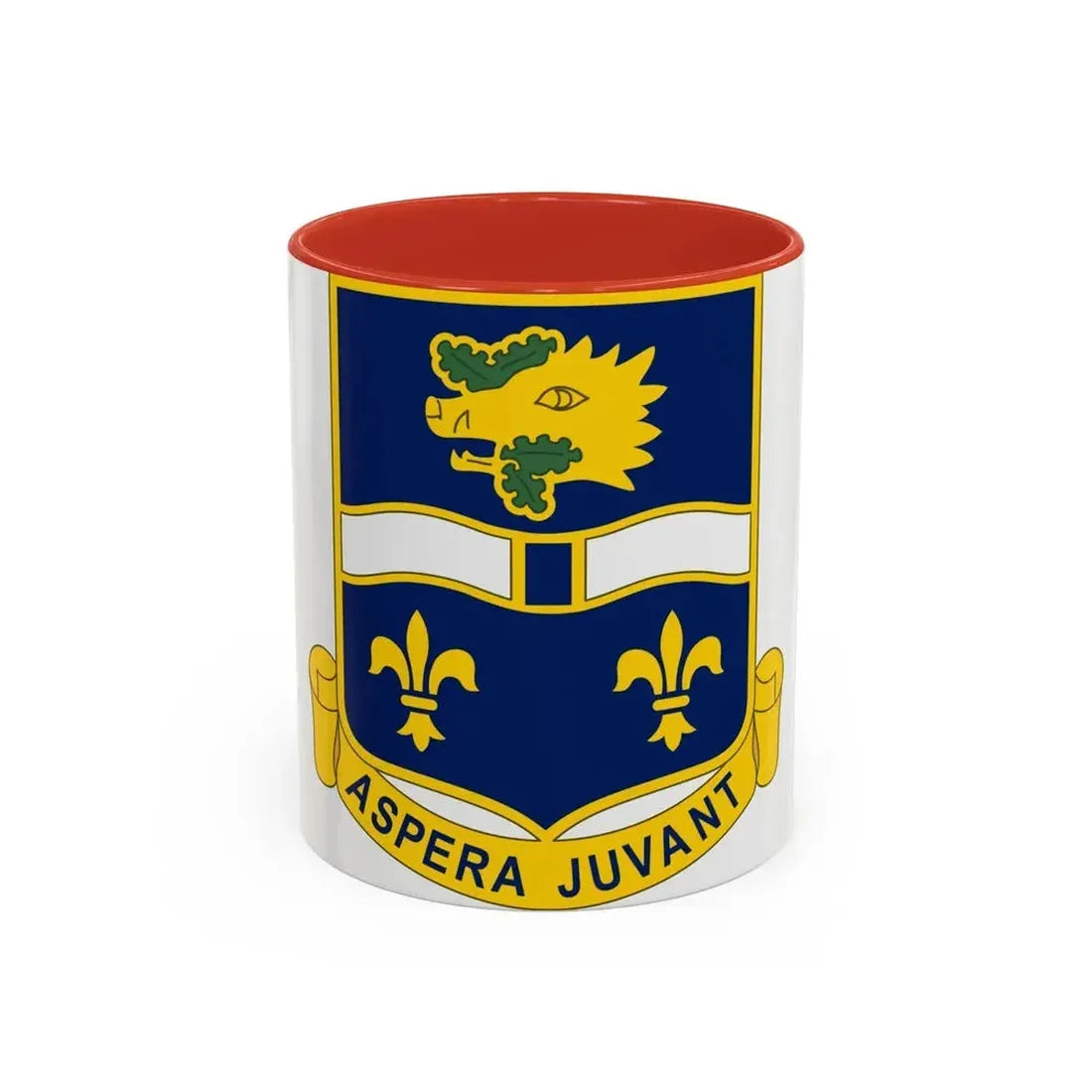 326th Infantry Regiment (U.S. Army) Accent Coffee Mug 11oz Red - Go Mug Yourself