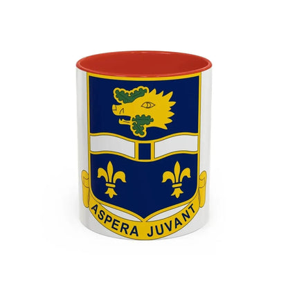 326th Infantry Regiment (U.S. Army) Accent Coffee Mug 11oz Red - Go Mug Yourself
