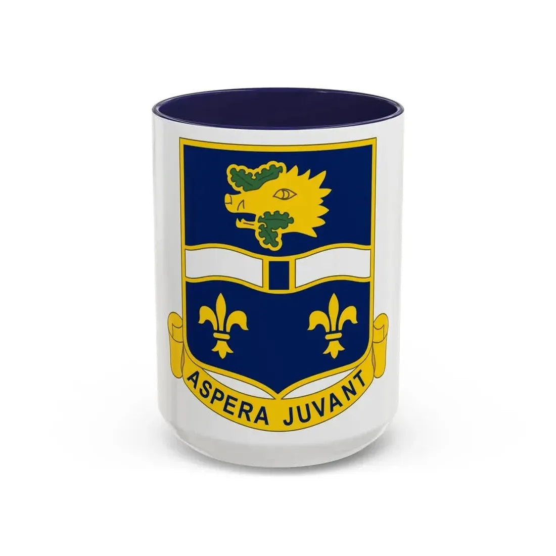 326th Infantry Regiment (U.S. Army) Accent Coffee Mug 15oz Navy - Go Mug Yourself