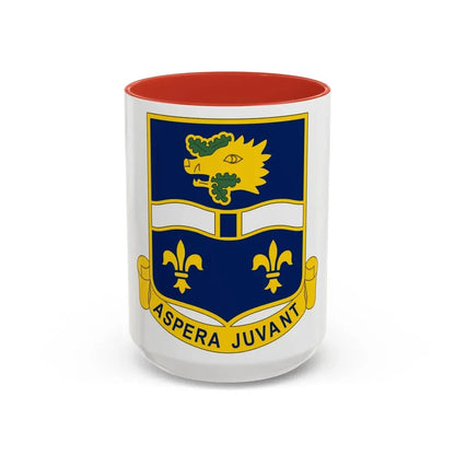 326th Infantry Regiment (U.S. Army) Accent Coffee Mug 15oz Red - Go Mug Yourself