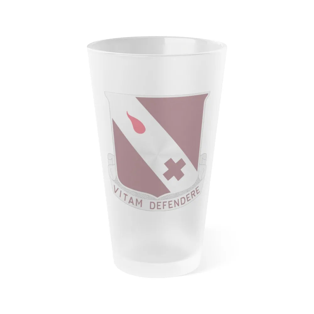 327 Medical Battalion (U.S. Army) Frosted Pint Glass 16oz-Go Mug Yourself