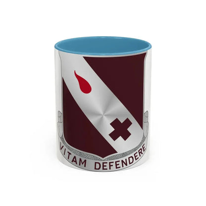 327 Medical Battalion (U.S. Army) Accent Coffee Mug 11oz Light Blue - Go Mug Yourself