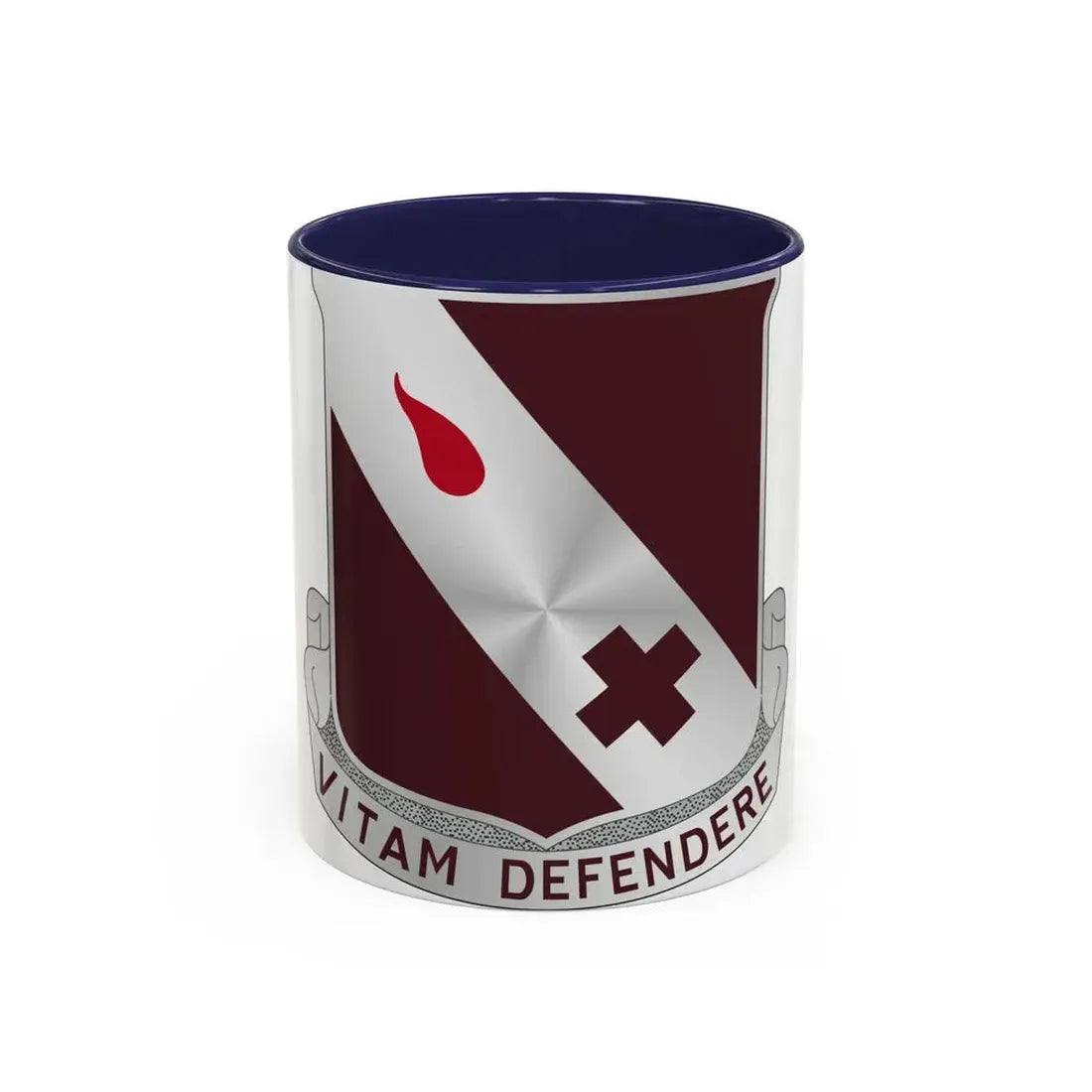 327 Medical Battalion (U.S. Army) Accent Coffee Mug 11oz Navy - Go Mug Yourself