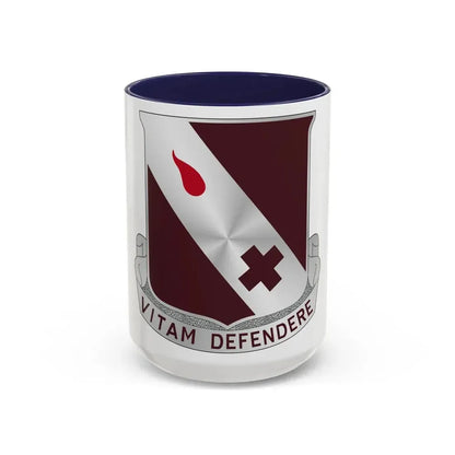 327 Medical Battalion (U.S. Army) Accent Coffee Mug 15oz Navy - Go Mug Yourself