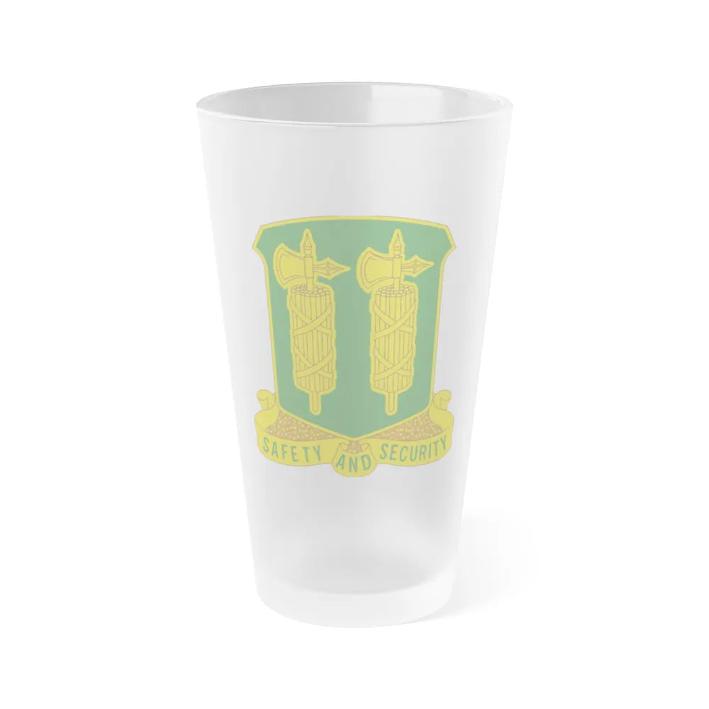 327 Military Police Battalion (U.S. Army) Frosted Pint Glass 16oz-Go Mug Yourself