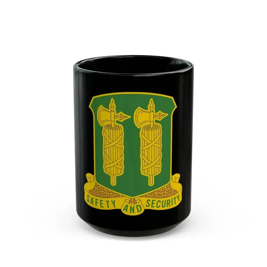 327 Military Police Battalion (U.S. Army) Black Coffee Mug 15oz - Go Mug Yourself