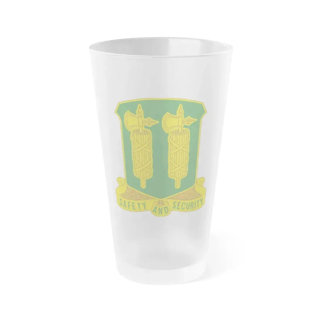 327 Military Police Battalion (U.S. Army) Frosted Pint Glass 16oz Default Title - Go Mug Yourself