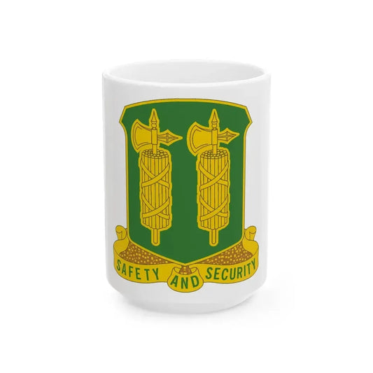 327 Military Police Battalion (U.S. Army) White Coffee Mug 15oz - Go Mug Yourself