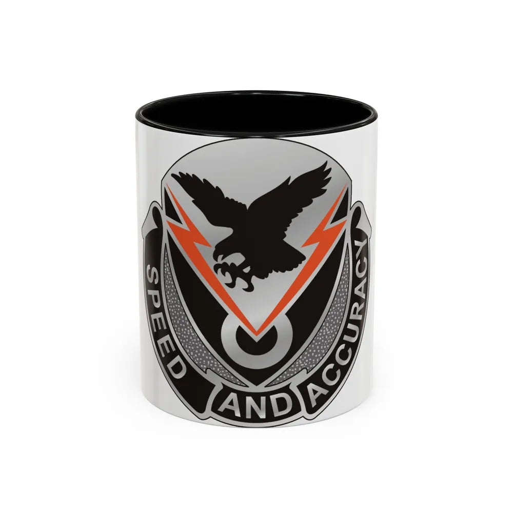 327 Signal Battalion (U.S. Army) Accent Coffee Mug-11oz-Black-Go Mug Yourself