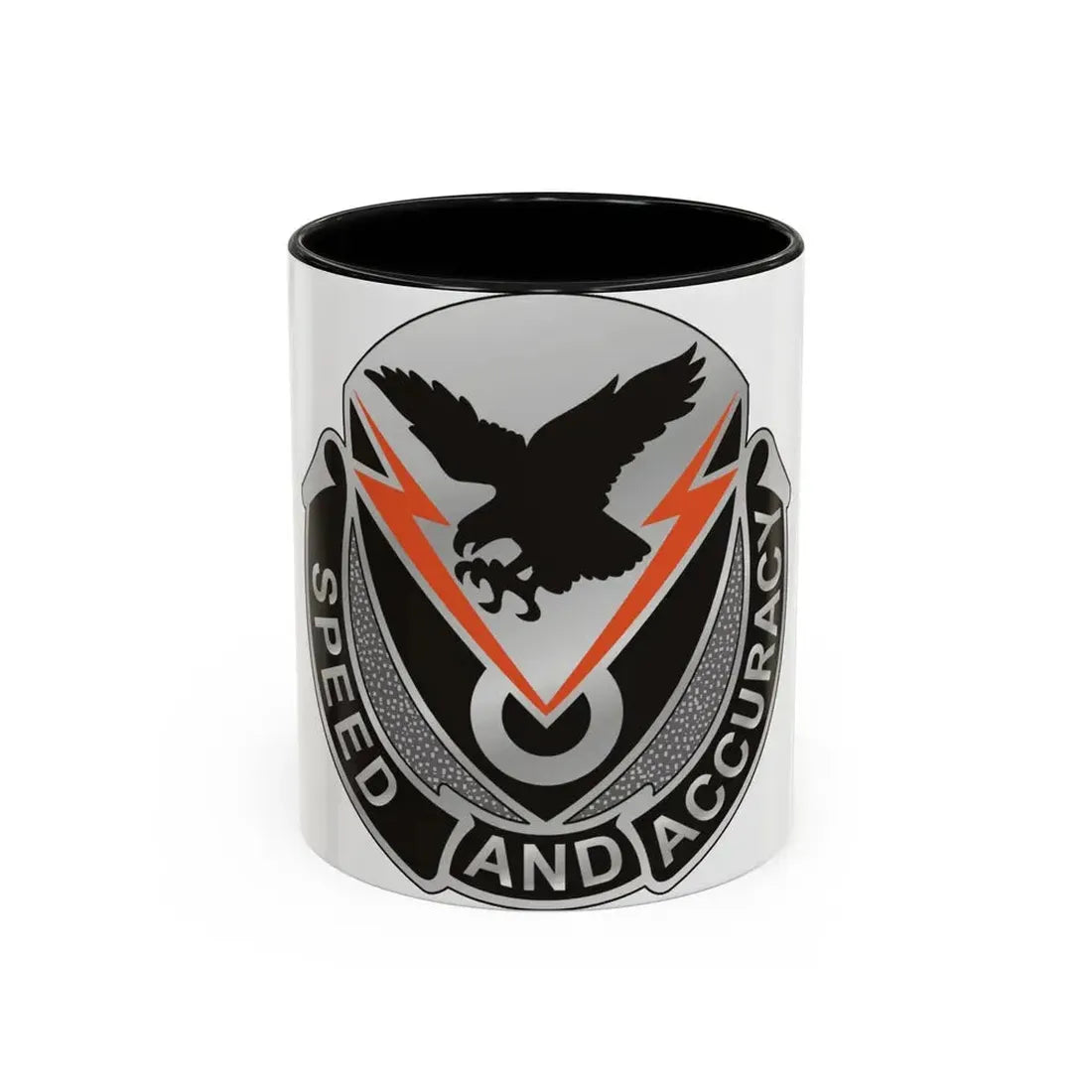 327 Signal Battalion (U.S. Army) Accent Coffee Mug 11oz Black - Go Mug Yourself