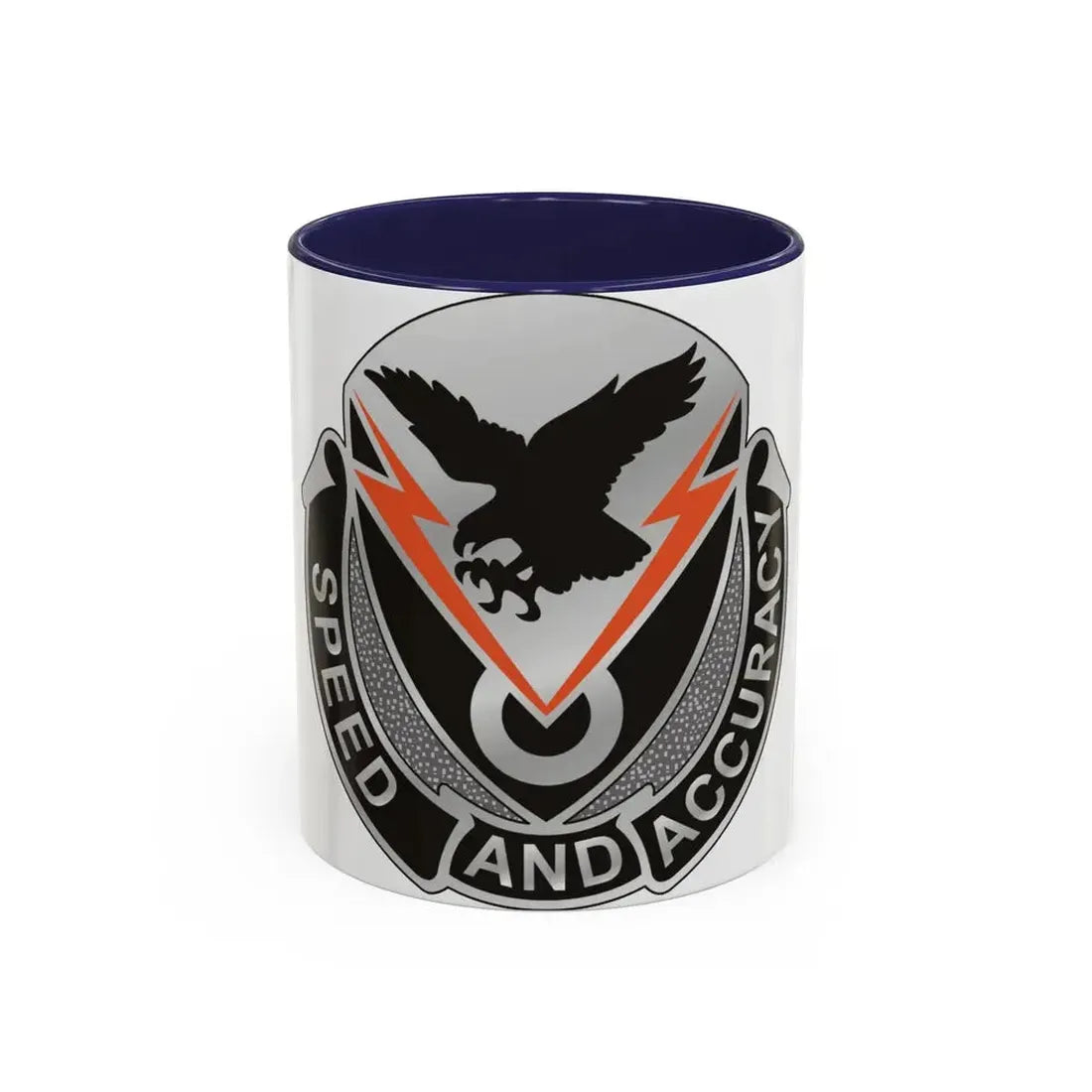 327 Signal Battalion (U.S. Army) Accent Coffee Mug 11oz Navy - Go Mug Yourself