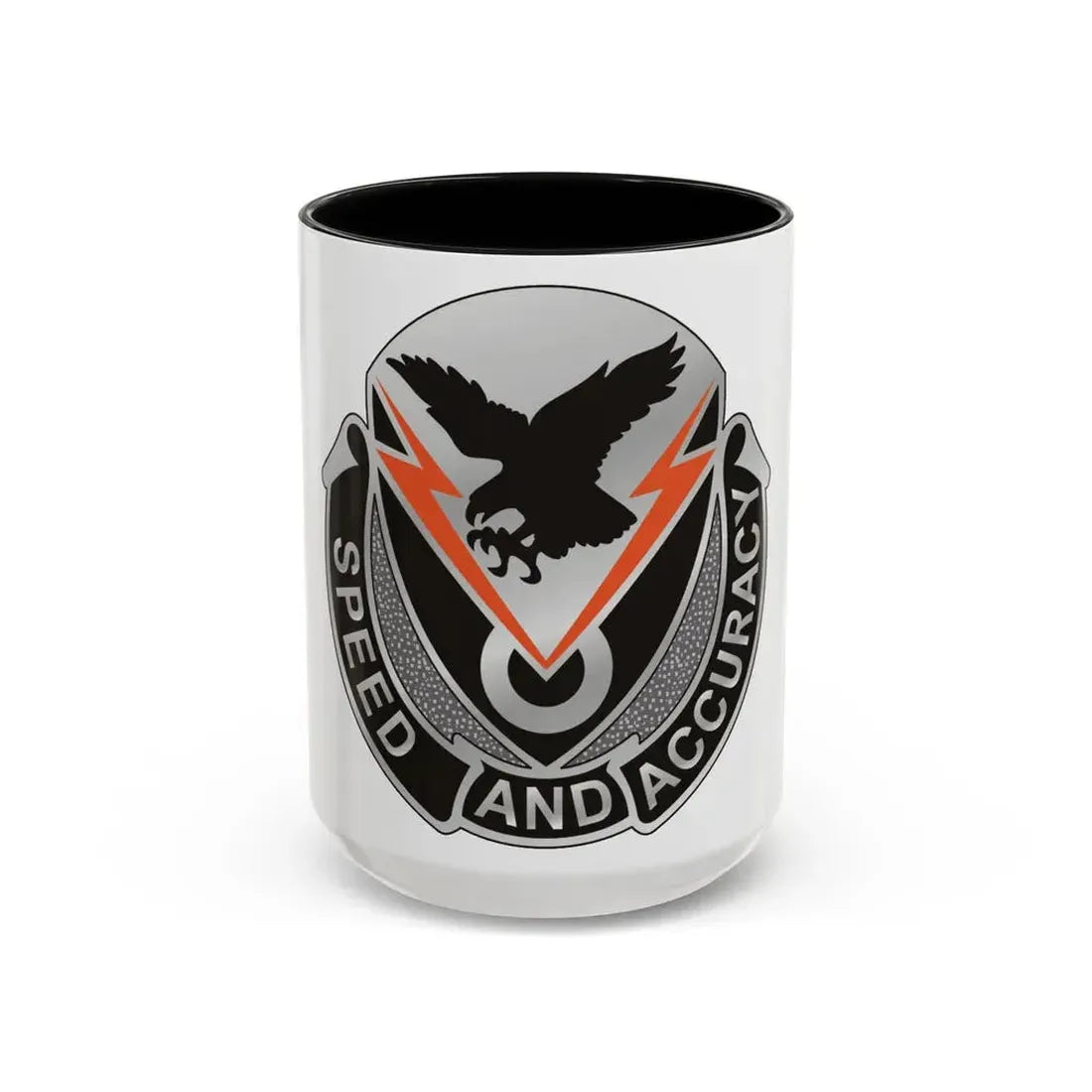 327 Signal Battalion (U.S. Army) Accent Coffee Mug 15oz Black - Go Mug Yourself