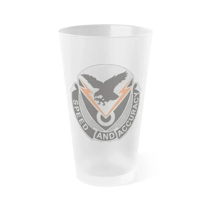 327 Signal Battalion (U.S. Army) Frosted Pint Glass 16oz Default Title - Go Mug Yourself