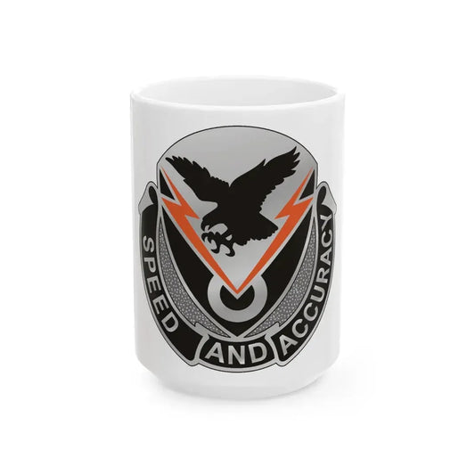 327 Signal Battalion (U.S. Army) White Coffee Mug 15oz - Go Mug Yourself
