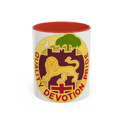 3271 US Hospital (U.S. Army) Accent Coffee Mug 11oz Red - Go Mug Yourself