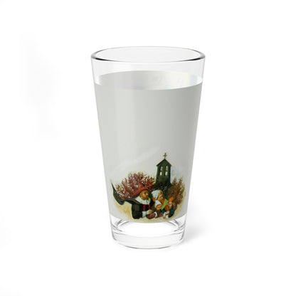 Squanto and the Miracle of Thanksgiving, interior illustrations (16), 2012 (Magazine Illustration) Pint Glass 16oz